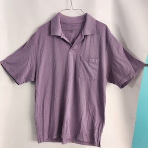 Van Heusen Lavender Polo Shirt. Size Large